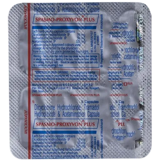 spasmo proxyvon plus capsule 8's